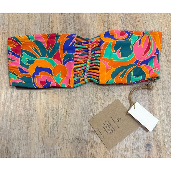 NWT Stone Fox Swim Revolve Inez Top BIJOU Bottom Stained Glass Size Extra Large - Picture 3 of 10